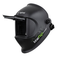 Liteflip Autopilot Welding Helmet, 3.94" L x 1.97" W View Area, 1/5/5 - 14 Shade Range, Black FMT Sales Ltd
