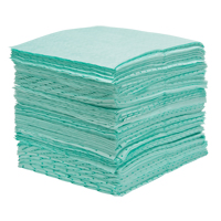 Premium Bonded Sorbent Pads, Hazmat, 15" x 18", 30 gal. Absorbancy FMT Sales Ltd