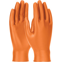 Grippaz Skins Ambidextrous Disposable Gloves, Small, Nitrile, 6-mil, Powder-Free, Orange FMT Sales Ltd