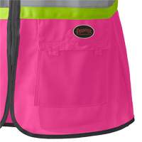 139PK Veste de s&eacute;curit&eacute; pour femme, Rose, T-petit, Polyester FMT Sales Ltd