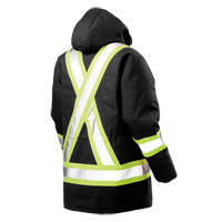 Safety Parka, Black, Large FMT Sales Ltd