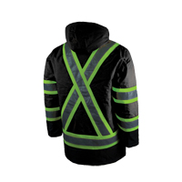 Lined Safety Parka, Black, Large FMT Sales Ltd