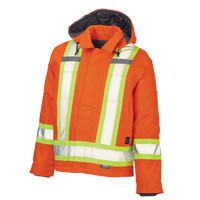 Safety Jacket, High Visibility Orange, Large FMT Sales Ltd