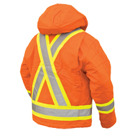 Safety Jacket, High Visibility Orange, Large FMT Sales Ltd