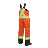 Lined Safety Overalls, Polyester/Polyurethane, Large, High Visibility Orange FMT Sales Ltd