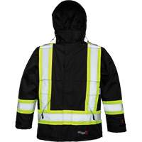 Manteau Journeyman, Polyester/Polyur&eacute;thane, Noir, Petit FMT Sales Ltd