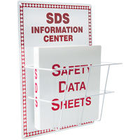 Station de type panier en aluminium pour les fiches signal&eacute;tiques, Anglais, Compris reliures FMT Sales Ltd