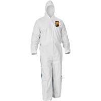 Kleenguard A40 Coveralls with Breathable Back, Large, Blue/White, Microporous/SMS FMT Sales Ltd