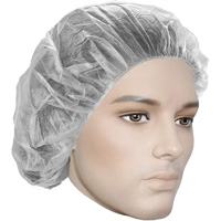 Bouffant Caps, Polypropylene, 18", White FMT Sales Ltd