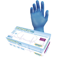 Disposable Gloves, 2X-Large, Nitrile, 4-mil, Powder-Free, Blue FMT Sales Ltd