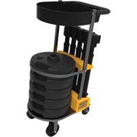 Chariot de transport avec plateau pour barri&egrave;re PLUS, 75' lo, M&eacute;tal, Noir FMT Sales Ltd