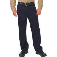 Pantalon de travail de protection contre l'arc &eacute;lectrique, 28, x 26, Bleu marin, 12,4 cal/cm2 FMT Sales Ltd