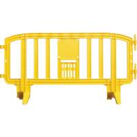 Movit Barricade, Interlocking, 78" L x 39" H, Yellow FMT Sales Ltd