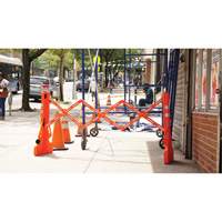 Multi-Gate Barricade, 43" H x 90" L, Orange FMT Sales Ltd