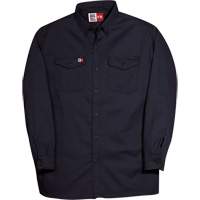 Chemise &agrave; boutons Westex UltraSoft, Moyen (grande taille), Bleu marin FMT Sales Ltd