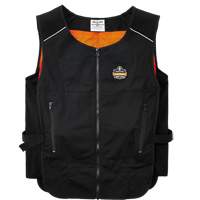 Chill-Its&reg; 6260 Lightweight Phase Change Cooling Vest with Packs, Small/Medium, Black FMT Sales Ltd