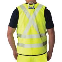 Veste antid&eacute;chirure pour arpenteur, Jaune lime haute visibilit&eacute;, Petit, Polyester FMT Sales Ltd