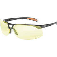 Prot&eacute;g&eacute; Safety Glasses with HydroShield Lenses, Amber Lens, Anti-Fog/Anti-Scratch, ANSI Z87+ FMT Sales Ltd