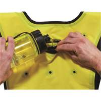 Veste refroidissante &agrave; &eacute;vaporation s&egrave;che &eacute;conomique Chill-Its 6687, Petit/Moyen, Jaune lime haute visibilit&eacute; FMT Sales Ltd
