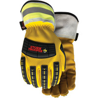 Gants 5782CR Storm Trooper, Petit, Paume en Cuir de vache, Poignet &eacute;lastique FMT Sales Ltd