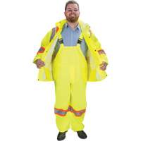 RZ1000 Rain Suit, Polyester, Small, High Visibility Lime-Yellow FMT Sales Ltd
