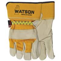 Gants pour cordeur American, Grand, Paume Cuir fleur de vache, Doubleure Coton FMT Sales Ltd