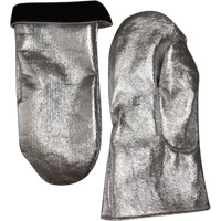 Heat Resistant Welding Mitt, Aluminized Carbon/Leather, One Size, Protects Up To 800° F (426.66° C) FMT Sales Ltd