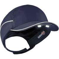 Casque antichocs l&eacute;ger avec lampe DEL 8965 Skullerz, Bleu marin FMT Sales Ltd