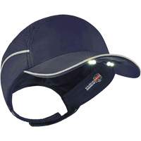 Casque antichocs l&eacute;ger avec lampe DEL 8965 Skullerz, Bleu marin FMT Sales Ltd