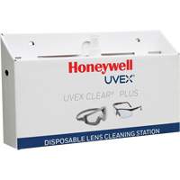 Uvex&reg; Clear&reg; Plus Disposable Lens Cleaning Station, Cardboard, 16" L x 3.19" D x 9.25" H FMT Sales Ltd