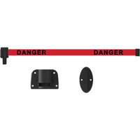 Syst&egrave;me de montage mural pour barri&egrave;re PLUS, Plastique, Fixation par vis, 15', Ruban Rouge FMT Sales Ltd