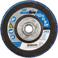 Disque &agrave; lamelles BlueFire, 5" x 5/8"-11, Type 29, Grain 80, Alumine de zirconium FMT Sales Ltd