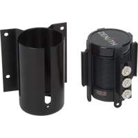 Wall Mount Barrier with Magnetic Tape, Steel, Screw Mount, 12', Black Tape FMT Sales Ltd