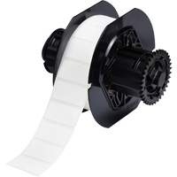 B33 Polyamide Coated Cloth Labels, Nylon, 1.5" L x 0.75" H, White FMT Sales Ltd