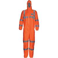 HV High Visibility Coveralls with Hood, Small, Orange, Tyvek&reg; 500 FMT Sales Ltd
