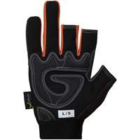 Clutch Gear&reg; Open-Finger Framers Gloves, Synthetic Palm, Size Small FMT Sales Ltd