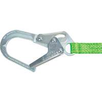 Miller&reg; HP Shock-Absorbing Lanyard, 4', Locking Rebar Hook Center, Locking Snap Hook Leg Ends, Polyester FMT Sales Ltd