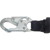 Miller&reg; HP Shock-Absorbing Lanyard, 4', Locking Rebar Hook Center, Locking Snap Hook Leg Ends, Polyester FMT Sales Ltd