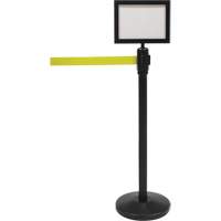 Sign Frame for Crowd Control Post, Black FMT Sales Ltd
