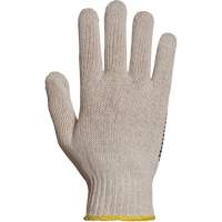 Gant en tricot avec pois de PVC Sure Grip, Poly/coton, Un c&ocirc;t&eacute;, Calibre 7, T-petit FMT Sales Ltd
