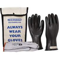 Ensemble de gants en caoutchouc pour l'&eacute;lectricit&eacute; de classe 0, 10, 11" lo, 20 cal/cm², NFPA 70E FMT Sales Ltd