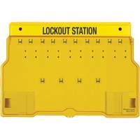 Trilingual Covered Lock Station, None Padlocks, 10 Padlock Capacity, Padlocks Not Included FMT Sales Ltd