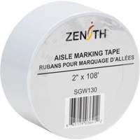 Aisle Marking Tape, 2" x 108', PVC, White FMT Sales Ltd