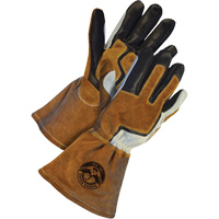 Gants de soudage &agrave; l'arc MIG Gander Brand, Cuir fleur de vache, Taille T-petit FMT Sales Ltd