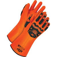 Deny Chemical Resistant Gloves, Size 9, 14" L, PVC, Terry Cloth Inner Lining FMT Sales Ltd