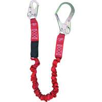 ShockSorb Internal Shock Lanyard, 6', Rebar Hook Center, Snap Hook Leg Ends, Polyester FMT Sales Ltd