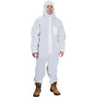 Hooded Coveralls, Medium, White, SMS FMT Sales Ltd