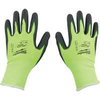 High Visibility Dipped Gloves, Size Small, 15 Gauge, Polyurethane Coated, Polyethylene Shell, ASTM ANSI Level A1 FMT Sales Ltd