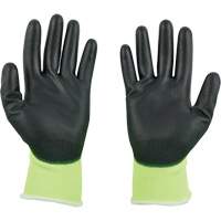 High Visibility Dipped Gloves, Size Small, 15 Gauge, Polyurethane Coated, Polyethylene Shell, ASTM ANSI Level A1 FMT Sales Ltd