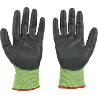High Visibility Dipped Gloves, Size Small, 15 Gauge, Polyurethane Coated, Polyethylene Shell, ASTM ANSI Level A5 FMT Sales Ltd